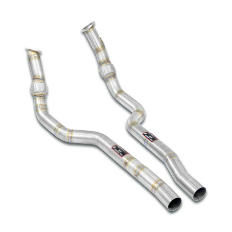 Výfukové systémy SUPERSPRINT Supersprint Front pipe kit Right - Left (Replaces OEM front exhaust) AUDI RS6 Quattro Avant 4.0 TFSI V8 20+ (with valve) | race-shop.cz