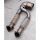 Výfukové systémy SUPERSPRINT Supersprint Downpipe + Metallic catalytic converter Ø143mm AUDI TT RS QUATTRO Coupè 2.5 TFSi 09-15 (Ø80mm system) (with valve) | race-shop.cz