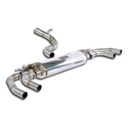 Supersprint Rear exhaust with valves right - left AUDI TTS Mk3 2.0 TFSI Quattro Coupè 15-18