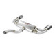 Výfukové systémy SUPERSPRINT Supersprint Rear exhaust with valves right - left 145x95 "Gun Metal Grey" AUDI TT RS QUATTRO Coupè 2.5 TFSI 17+ (with valve) | race-shop.cz