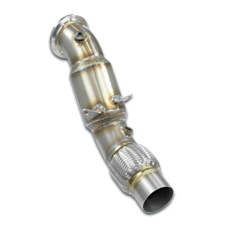 Výfukové systémy SUPERSPRINT Supersprint Turbo downpipe + Metallic catalytic BMW F20 / F21 LCI 120i 2.0T 16-18 | race-shop.cz