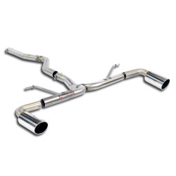 Supersprint Connecting pipe + rear pipe Right O90 - Left O90 (Muffler delete) BMW F20 / F21 LCI 114d 15+
