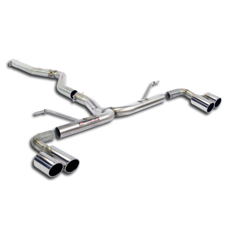 Výfukové systémy SUPERSPRINT Supersprint Connecting pipe + rear pipe Right OO80 - Left OO80 (Muffler delete) BMW F20 / F21 LCI 114d 15+ | race-shop.cz