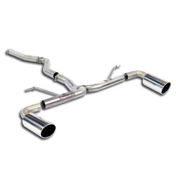Supersprint Connecting pipe + rear pipe Right O100 - Left O100 (Muffler delete) BMW F20 / F21 LCI 114d 15+