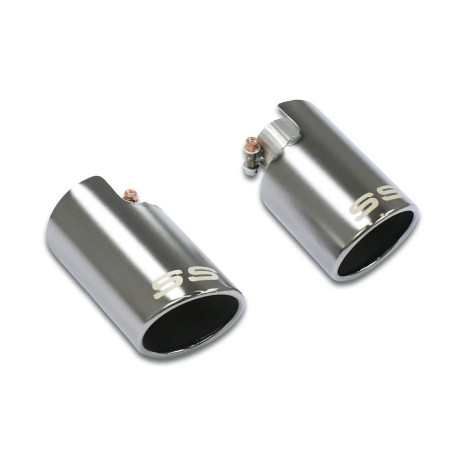 Výfukové systémy SUPERSPRINT Supersprint Endpipe kit Right O100 - Left O100 "Gun Metal Grey" BMW F40 M135i xDrive 19+ (with valve) | race-shop.cz