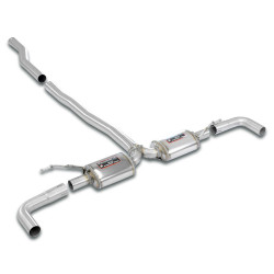 Supersprint Rear exhaust Right - Left "Racing" BMW F46 216i Gran Tourer 1.5T 15+