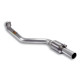 Výfukové systémy SUPERSPRINT Supersprint Downpipe Left with Metallic catalytic converter BMW E46 - All models (For V8 S65 engine conversion) | race-shop.cz