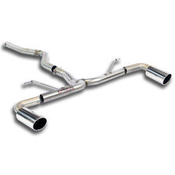 Supersprint Connecting pipe + rear pipe Right O90 - Left O90 (Muffler delete) BMW F30 / F31 (Sedan-Touring) 316d 12-15