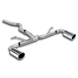 Supersprint Connecting pipe + rear pipe Right O100 - Left O100 (Muffler delete) BMW F30 / F31 (Sedan-Touring) 316d 12-15