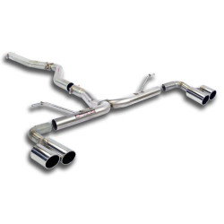 Supersprint Connecting pipe + rear pipe Right OO80 - Left OO80 (Muffler delete) BMW F30 / F31 (Sedan-Touring) 316d 15-16