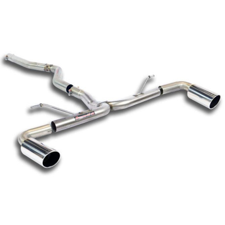 Výfukové systémy SUPERSPRINT Supersprint Connecting pipe + rear pipe Right O90 - Left O90 (Muffler delete) BMW F34 Gran Turismo 318d 13-15 | race-shop.cz