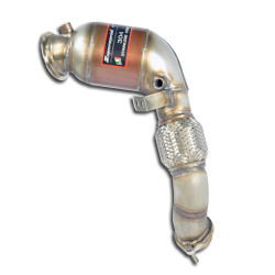 Supersprint Turbo downpipe kit + Metallic catalytic converter Left BMW F07 GT 550i V8 10-12