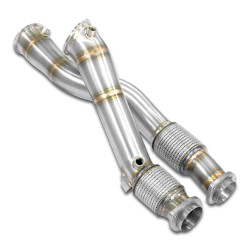 Supersprint Turbo downpipe kit (Replaces pre-catalytic) BMW F97 X3 M 19-21 (with valve)