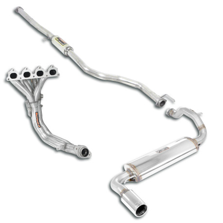 Výfukové systémy SUPERSPRINT Supersprint Sport package Ø60, Complete system HONDA CIVIC 3d. 1.5i 16v Non Kat 87-91 | race-shop.cz