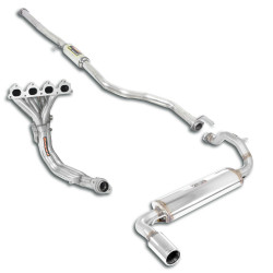 Supersprint Sport package Ø60, Complete system HONDA CIVIC CRX 1.6i Non Kat 87-89