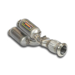 Supersprint "Y-Pipe" right with metallic catalytic LAMBORGHINI AVENTADOR SVJ Coupè V12 19+ (with valve)