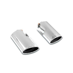 Supersprint Oval endpipe Right - Left 145 x 95. LAND ROVER DISCOVERY 3 4.4 V8 (FORD engine) 05+