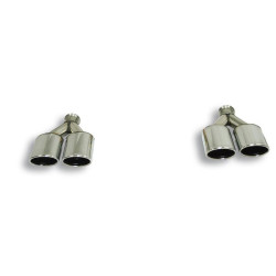 Supersprint Oval endpipe kit Right + Left 120 x 80. RANGE ROVER L322 4.4i V8 02-04 (BMW engine)