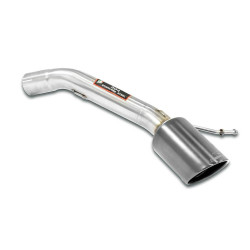 Supersprint Rear pipe Right "Gun Metal Grey" O120 (Muffler delete) RANGE ROVER SPORT 3.0i V6 Supercharged 14-17