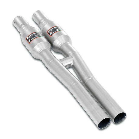 Výfukové systémy SUPERSPRINT Supersprint Front exhaust "H-Pipe" with Metallic catalytic converter Right + Left Maserati 3200 GT 98-02 | race-shop.cz