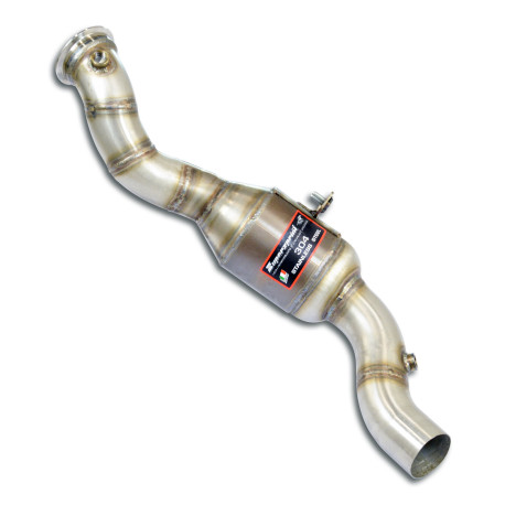 Výfukové systémy SUPERSPRINT Supersprint Downpipe Left + Metallic catalytic converter MASERATI Ghibli "Trofeo" 3.8L V8 Twin Turbo 20-23 (with valve) | race-shop.cz
