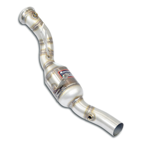 Výfukové systémy SUPERSPRINT Supersprint Downpipe Right + Metallic catalytic converter MASERATI Ghibli "Trofeo" 3.8L V8 Twin Turbo 20-23 (with valve) | race-shop.cz