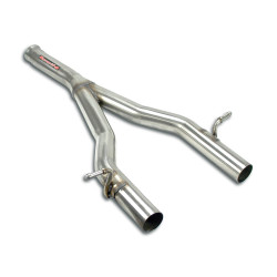 Supersprint Central "Y-Pipe"Inlet Ø75mm MERCEDES W204 C 180 Kompressor 07-08