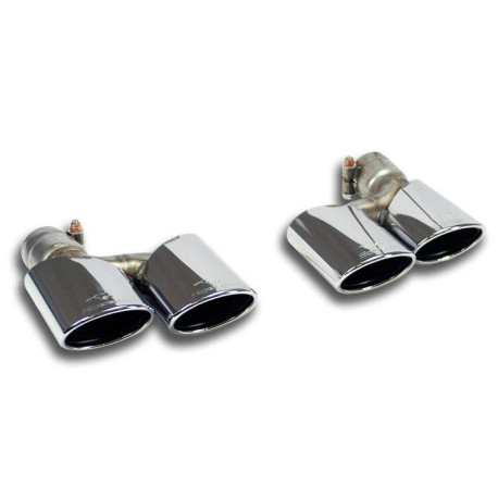 Výfukové systémy SUPERSPRINT Supersprint Endpipe kit Right - Left 120x80 MERCEDES W204 C 180 Kompressor 07-08 | race-shop.cz