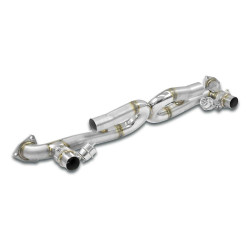 Supersprint "X-Pipe" + valves Right - Left PORSCHE 991 Carrera / Carrera 4 3.4i 12-15