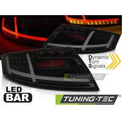 LED PRUŽINA ZADNÍ SVĚTLA ČERNÝ KOUŘ pro AUDI TT 04.06-02.14