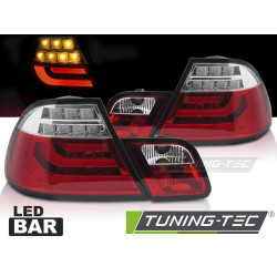ČERVENÁ LED ZADNÍ SVĚTLA pro BMW E46 99-03 COUPE
