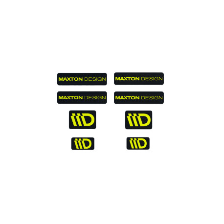 Nálepky 3D Sticker Set Maxton Design (Black and Lime) | race-shop.cz