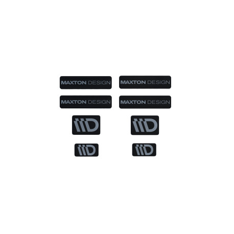 Nálepky 3D Sticker Set Maxton Design (Black and Grey) | race-shop.cz