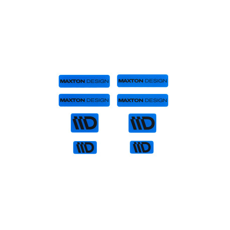 Nálepky 3D Sticker Set Maxton Design (Blue and Black) | race-shop.cz