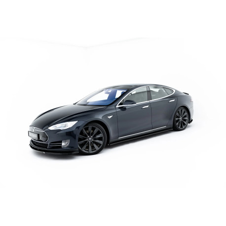 Body kit a vizuální doplňky Sada splitterů V.1 pro Tesla Model S Mk1 | race-shop.cz