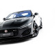 Body kit a vizuální doplňky Přední splitter Street Pro + klapky Jaguar F-Type X152 Facelift 2 (černý + lesklé klapky) | race-shop.cz