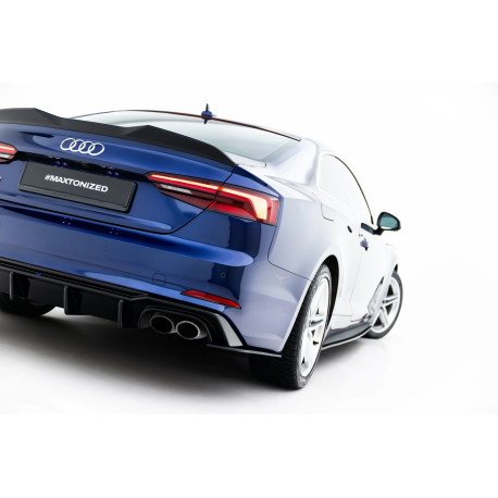 Body kit a vizuální doplňky Boční prahy Street Pro pro Audi S5 Coupe F5 (černé) | race-shop.cz