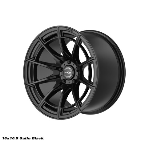 ALU disky STROM STROM DS-F55 wheel 18x10.5 5x120 72.6 ET8, Full Satin Black | race-shop.cz