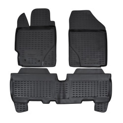 Gumové rohože pro TOYOTA Yaris 2005-2010 3 kusy se nehodí pro verzi Luna