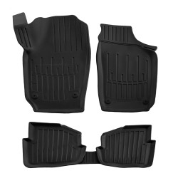 3D gumové podlahové rohože pro VOLKSWAGEN VW Polo 4 2001-2009 5 ks