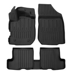 3D gumové podlahové rohože pro DACIA Sandero 2 2012-2020 / Sandero Stepway 2 2012-2020 5 ks
