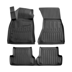 3D gumové podlahové rohože pro AUDI A6 C7 2011-2018 5 ks