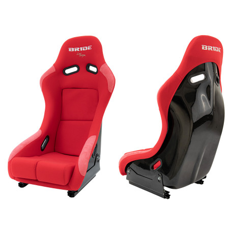 Sportovní sedačky Bez FIA homologace Závodní sedadlo GTR Bride Velvet Red - Medium | race-shop.cz