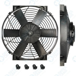 14" High Power Thermatic Electric Fan (12V)