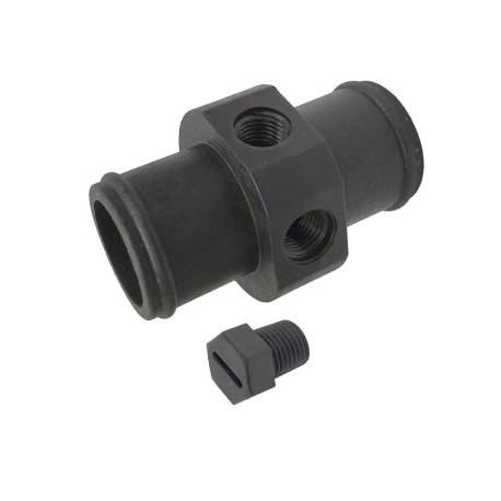 Vodní pumpy 38mm inline adaptér s 2 x 1/4" NPT a 1 x zátkou | race-shop.cz