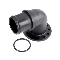EWP Nylon 90° Elbow Flange Adapter: 35mm (1 3/8") Hose Barb