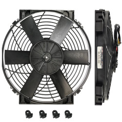 Brushless 14" High power Thermatic Electric Fan (12V)