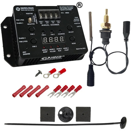 Vodní pumpy Variable Speed Controller Brushless Thermatic Fan & EWP +1/4"" NPT Sensor | race-shop.cz