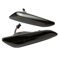 SMĚROVÁ SVĚTLA TMAVÁ LED SEQ pro ALFA ROMEO 156/147 05-10 / FIAT TIPO 15-