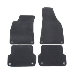 Prémiový antracit Velurové autokoberce pro AUDI A4 B6/B7 2001-2008 4 ks